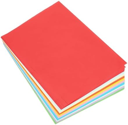 MECCANIXITY 100 Sheet Origami Paper Double Sided 10 Colors 11.7 x 8.3 Inch Square Sheet for Art Craft Project, Beginners, Gifts Decor by MECCANIXITY