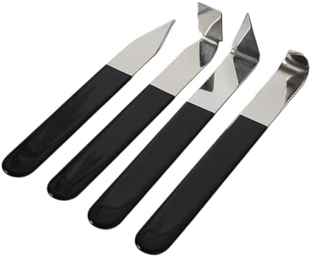 4 Pcs Metal Clay Carving Knife,Clay Art Craft Sculpture by Hewnda