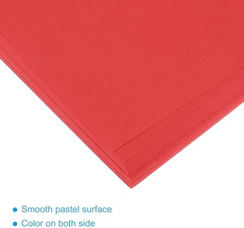 MECCANIXITY 50 Sheet Origami Paper Double Sided Red 8.3 x 5.8 Inch Square Sheet for Art Craft Project, Beginners, Gifts Decor - Image 4