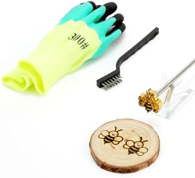 AIMOADO 1.5" Honeybee Branding Iron, for Wood Hats Leather BBQ & Steak by AIMOADO