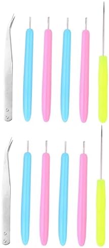STOBOK 12pcs Paper Rolling Kit Quilling Needle Pen DIY Craft Tweezer for Art Projects by STOBOK