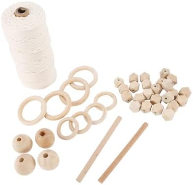 Cabilock DIY Macrame Wall Hanging Kit Macrame Cotton Cord Set Adults Beginner Kit by cabilock