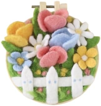 Hilsayum Wool Painting Kit Needle Felting Kit Wool Felt Painting Gifts for Adults,Needle Felt Supplies for Beginners,Home Decoration (Garden) - Image 5