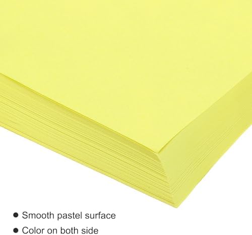 MECCANIXITY 100 Sheet Origami Paper Double Sided Fluorescent Yellow 8.3 x 5.8 Inch Square Sheet for Art Craft Project, Beginners, Gifts Decor - Image 4
