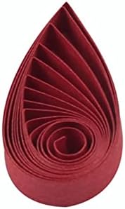 ODETOJOY Quilling Strips 5mm Cranberry Paper Quilling Set Solid Color Star Origami Paper Crimson DIY Hand Crafts Single Color Quilling Paper Filigee Strips Auburn by ODETOJOY