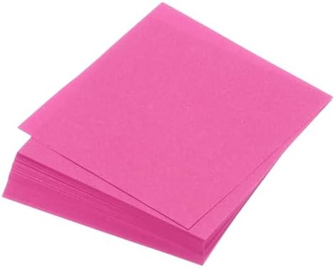 MECCANIXITY 100 Sheet Origami Paper Double Sided Rose Red 5.5 x 5.5 Inch Square Sheet for Art Craft Project, Beginners, Gifts Decor by MECCANIXITY