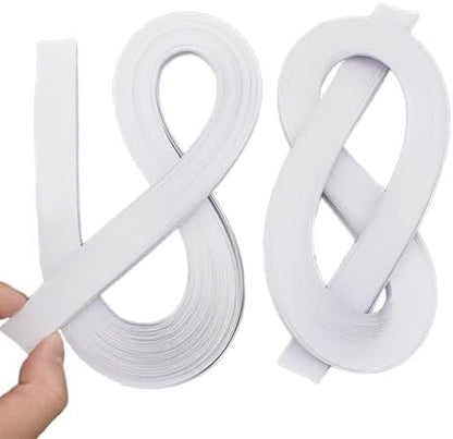 Acoeitl Quilling Paper Strips 240 Strips White Paper Quilling Set Width 5mm Length 53cm Quilling Supplies DIY Quilling Paper Quilling Art Strip for Crafts (2 Pack) by Unknown