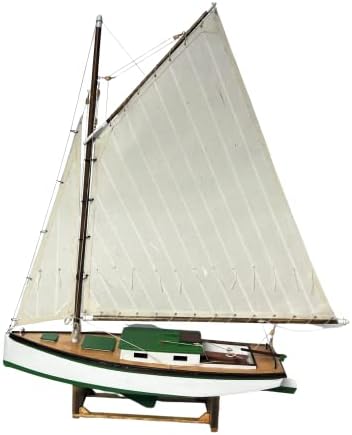 Midwest Chesapeake Bay Flattie Wooden Model Ship Kit for Adults - Beginner Woodcraft Boat Building Set - Easy Laser-Cut DIY Hobby Craft Gift, Made in USA, 1:32 Scale - Image 2