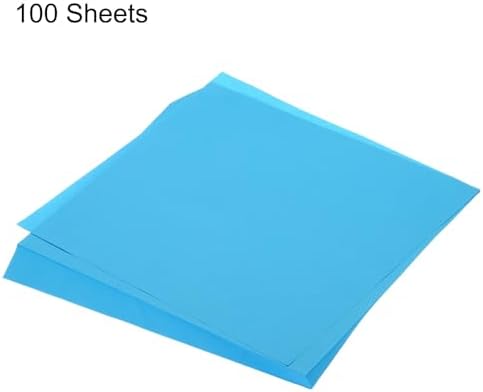 MECCANIXITY 100 Sheet Origami Paper Double Sided Aquamarine Blue 10x10 Inch Square Sheet for Art Craft Project, Beginners, Gifts Decor - Image 3