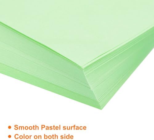 MECCANIXITY 75 Sheet Origami Paper Double Sided 6x6" Light Green - Image 4