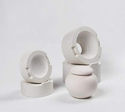 1Set Pottery Tools Ceramic Forming Mold Plaster Molds DIY Handmade Home Decor Supplies - Tea Pot Container, white - Image 2
