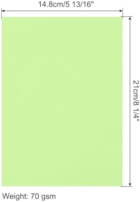 MECCANIXITY 100 Sheet Origami Paper Double Sided Light Green 8.3 x 5.8 Inch Square Sheet for Art Craft Project, Beginners, Gifts Decor - Image 2