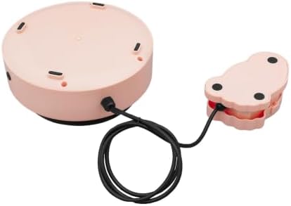 Mini Pottery Wheel Machine Complete Set, Ceramic Machine with Pedal Speed 0-160rpm, Splash-Proof Bowl, Low Noise, Removable Turntable and Splash Guard Bowl for Home Craft Room Pink - Image 7