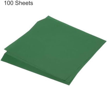 MECCANIXITY 100 Sheet Origami Paper Double Sided Emerald Green 10x10 Inch Square Sheet for Art Craft Project, Beginners, Gifts Decor - Image 3