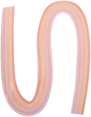 PATIKIL 120pcs Quilling Strips Paper 3/16"(5mm) 21" Origami Paper Quilling Strip for Art DIY Hand Craft Christmas, Pink by PATIKIL