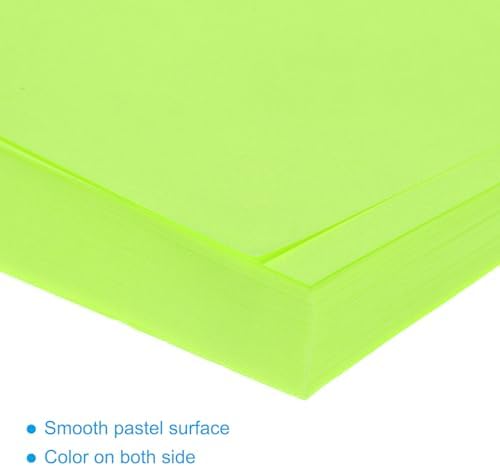 MECCANIXITY 100 Sheet Origami Paper Double Sided Fluorescent Green 3x3 Inch Square Sheet for Art Craft Project, Beginners, Gifts Decor - Image 4