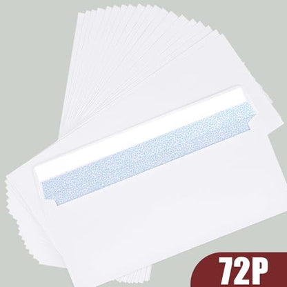 Joyberg 216 Packs #10 Envelopes, Business Envelopes, Envelopes Self Seal, Security Envelopes, Peel and Seal Closure, Size 4-1/8 X 9-1/2 Inches, White, 26LB - Image 4