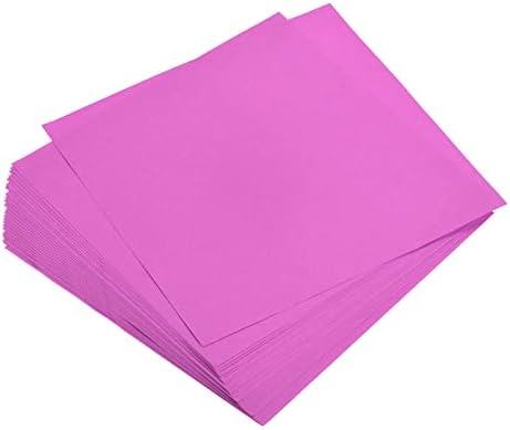 MECCANIXITY 25 Sheets 8x8 Inch(20x20cm) Origami Paper Double Sided Rose Red Square Sheet for Art Craft Project, Beginners, Gifts Decor by MECCANIXITY