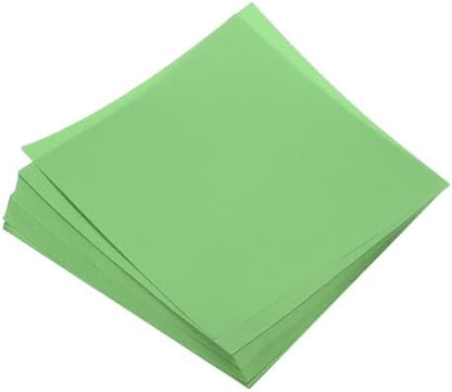 MECCANIXITY 100 Sheets Origami Paper Double Sided 8x8 Inch(20x20cm) Square Sheet for Art Craft Project, Beginners, Gifts Decor, Green by MECCANIXITY