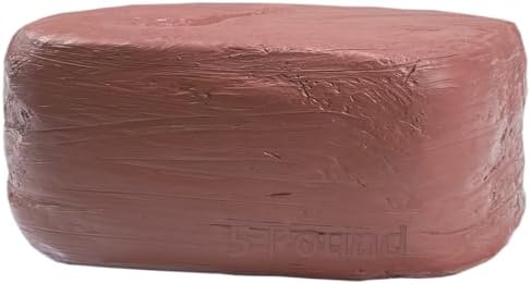 ReArt Natural Air-Dry Clay 5lbs, Terracotta for Sculpting, Wheel Throwing, Hand Building, All-Purpose Modeling Clay by ReArt