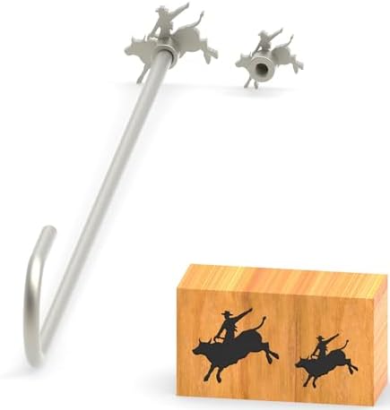 Branding Iron for Wood, Leather Branding Stamp 2Pcs Set (003#) by PKPKAUT