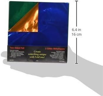 Yasutomo Origami Foil-Solid Asst Colors D/S 18 Sheets - Image 3
