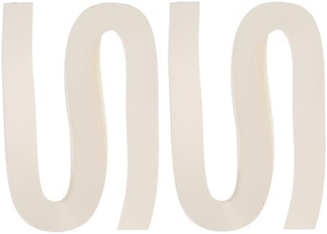 PATIKIL 240pcs Quilling Strips Paper 3/16"(5mm) 21"(54cm) Origami Paper Quilling Strip for Art DIY Hand Craft Christmas, Cream White by PATIKIL