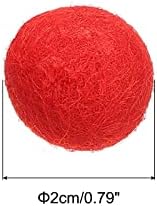 PATIKIL Wool Felt Balls Beads Wool Felting Pom 2cm 20mm Red for Home Decor DIY Crafts Handcrafts Project Pack of 20 - Image 2