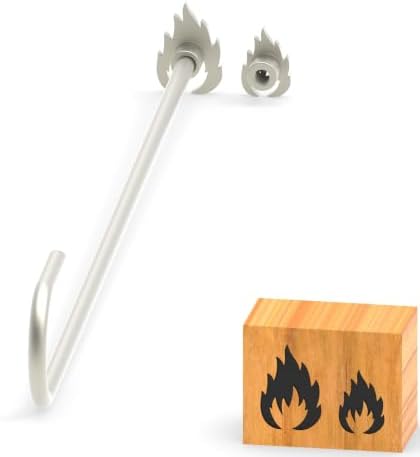 Branding Iron for Wood, Leather Branding Stamp 2Pcs Set (010#) by PKPKAUT