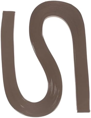 PATIKIL 120pcs Quilling Paper Strips Paper Flowers Quilling Kits 3/8"(10mm) Origami Paper for Adults Beginner Art Craft, 21"(54cm) Brown by PATIKIL