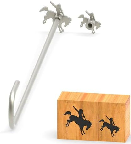 Branding Iron for Wood, Leather Branding Stamp 2Pcs Set (002#) by PKPKAUT