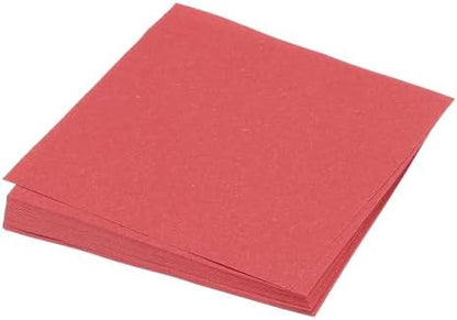 MECCANIXITY 50 Sheet Origami Paper Double Sided Bright Red 5.5x5.5 Inch Square Sheet for Art Craft Project, Beginners, Gifts Decor by MECCANIXITY