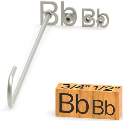 4Pcs Letters Branding Iron for Wood, Leather Branding Stamp (B b) by PKPKAUT