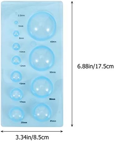 ARTIBETTER 4 Pcs Paper Quilling Mould Set in Abs Plastic Half Sphere Shapes for 3D Paper Crafting Durable Lightweight Quilling Tools for Beginners and Kids - Image 2