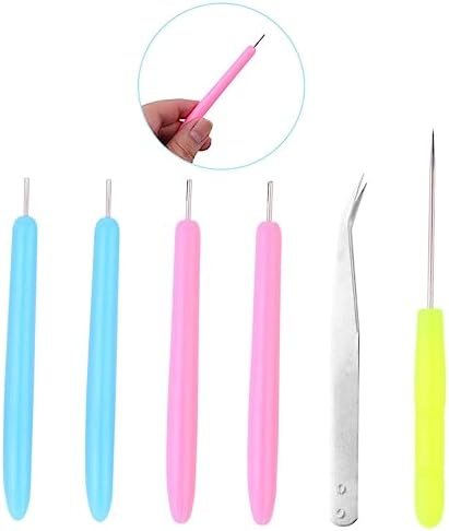 NUOBESTY 18pcs Paper Quilling Tools Rolling Pen Piercer Tweezer for Paper Quilling Kits - Image 6