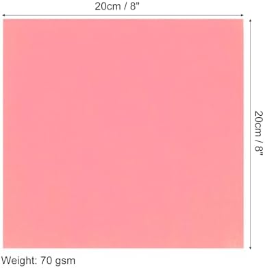 MECCANIXITY 100 Sheets Origami Paper Double Sided 8x8 Inch(20x20cm) Square Sheet for Art Craft Project, Beginners, Gifts Decor, Phosphor - Image 2
