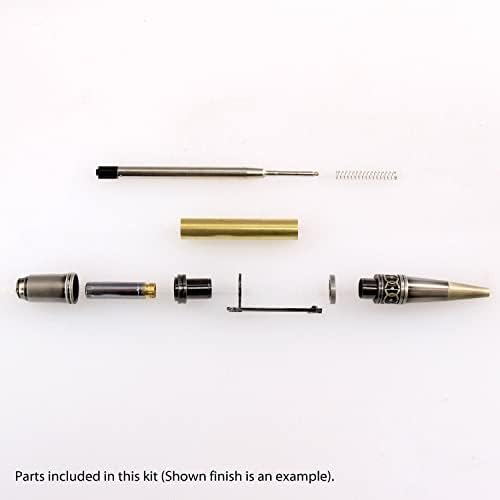 Legacy Woodturning, Davinci Pen Kit starter Pack with Bushings, Hurricane M42 Cobalt Drill Bit, Pen Kits, Wood Pen Blank Sampler Pack - Image 5