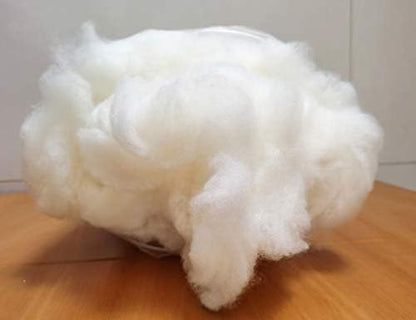 iMongol Carded Lambs Wool Stuffing Batting for Needle Felting, Knitted Crafts, Bright Creations, Pillow Filler, Stuffed Animals, Cushions,Super Clean Fine, Natural White(4oz) - Image 6