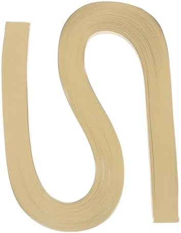 PATIKIL 120pcs Quilling Paper Strips Paper Flowers Quilling Kits 3/8"(10mm) Origami Paper for Adults Beginner Art Craft, 21"(54cm) Light Brown by PATIKIL
