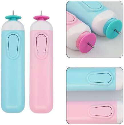 2PCS Electric Quilling Pen, Electric Slotted Tool Automated Paper Volume - Image 4