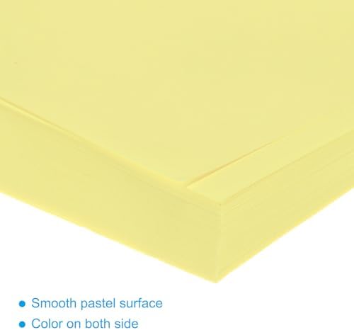MECCANIXITY 100 Sheet Origami Paper Double Sided Light Yellow 3x3 Inch Square Sheet for Art Craft Project, Beginners, Gifts Decor - Image 4
