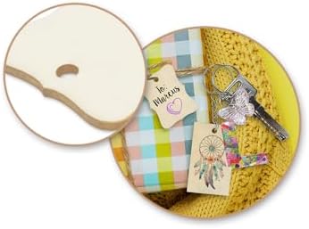 DIY Wood Keychain Making Craft Kit - Makes 18 Keychains (Bracket Border) - Image 4