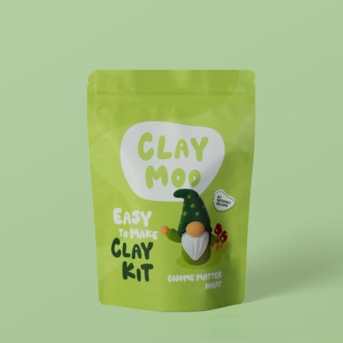 Gnome Clay Kit – Air Dry Foam Clay Craft for Adults & Teens - Image 3