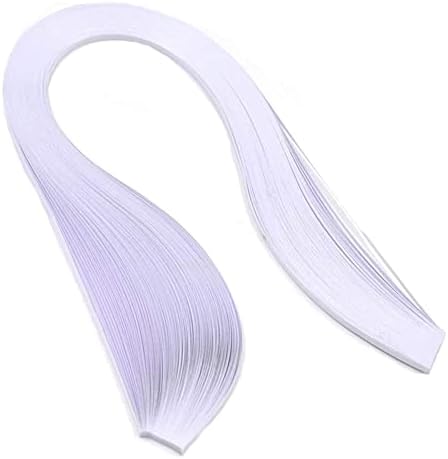 ODETOJOY White Quilling Paper Strips for Crafts Paper Quilling 3mm/5mm/7mm/10mm Set-120pcs, 54cm - Image 2