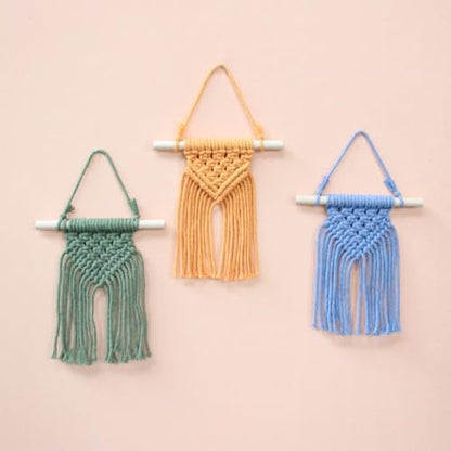 BUFANTL DIY Macrame Kit for Adults Beginners, 77 PCS Macrame Supplies with 9 Projects, 6 Colors Macrame Cord & Full Craft Materials, Great Gift Idea for Craft Lovers - Image 7
