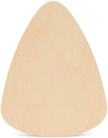 Wood Candy Corn Cutouts 8 x 6-3/10 Inch, Pack of 25 Unfinished Wooden Cutouts for Crafting, and DIY Halloween Décor, by Woodpeckers by Woodpeckers