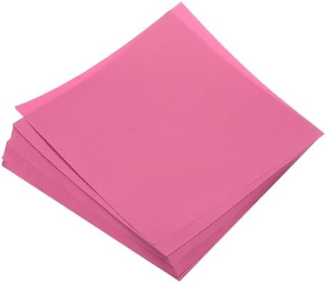 MECCANIXITY 50 Sheets Origami Paper Double Sided 8x8 Inch(20x20cm) Square Sheet for Art Craft Project, Beginners, Gifts Decor, Rose Red by MECCANIXITY