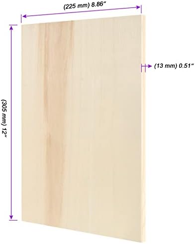 JOIKIT 10 Pack 9 x 12 Inch Wood Canvas Panels, Wooden Canvas Board Unfinished Wood Cradled Painting Panel Boards, Artist Wooden Canvases for Burning, Pouring, String Art, Crafts - Image 2