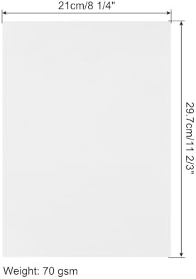 MECCANIXITY 100 Sheet Origami Paper Double Sided White 11.7 x 8.3 Inch Square Sheet for Art Craft Project, Beginners, Gifts Decor - Image 2