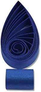 5mm Metallic Shimmer Pearlescent Paper Strips Quilling Paper 60pcs/Bag Handmade Color Paper 54cm Long for Arts Crafts DIY (Royal Blue) by Unknown